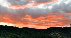 Perfect Sunset At Cherry Creek Ranch